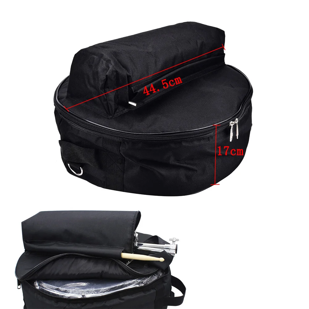 Прочный 44,5*17 см Snare цилиндрическая сумка рюкзак чехол с плечевым ремнем наружные карманы ударные сумки для инструментов и чехлов