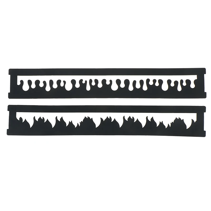 

Fire Flame Drop Cake Stencil Cake Side Stencil Fondant Cake Border Decoration Template Wedding Cake Decorating Bakeware Tool