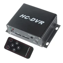 kaycube HC-DVR Dual Card 128GB TF SD Card Mini DVR 1CH Video+1CH Audio H.264 HDMI USB CCTV Camera Video Recorder Remote