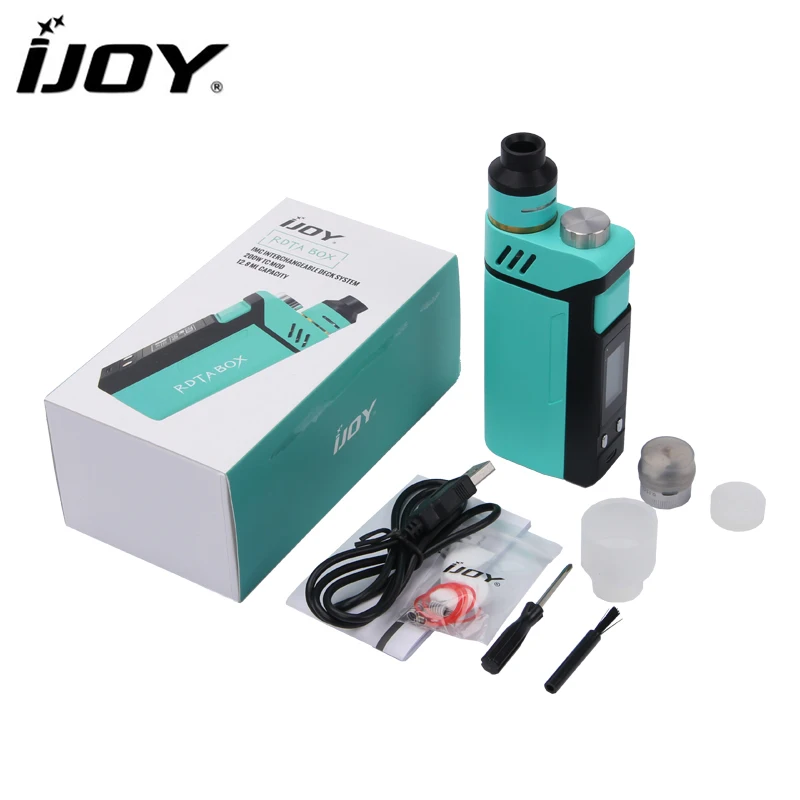 

100% Original IJOY RDTA Box 200W 12.8ml Tank Large Capacity TC/VW with IMC Interchangeable Building Deck