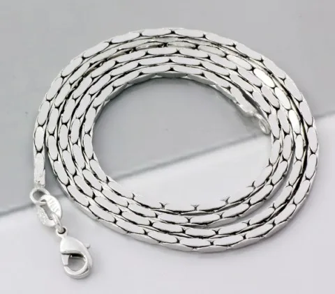 

1PC Fine Jewelry Findings 16''-24'' Necklace Chains Width 2.0MM Plated Lober Snake Chain Necklace N394