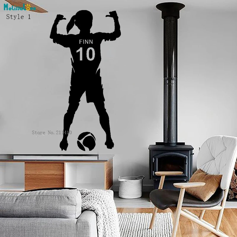 WINNERS...QUIT FOOTBALL SPORT KIDS WALL ART DECAL STICKERS VINYL ROOM BEDROOM