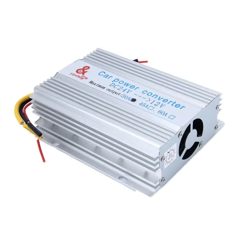 Yiyelang DC 24V DC 12V 30A адаптер для грузовиков Преобразователь мощности трансформатор