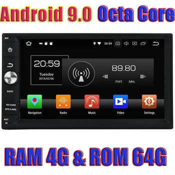 

WANUSUAL Android 9.0 Car Video Player Headrest GPS Navigation For Universal Double Din NO DVD Radio Auto Multimedia System MP4