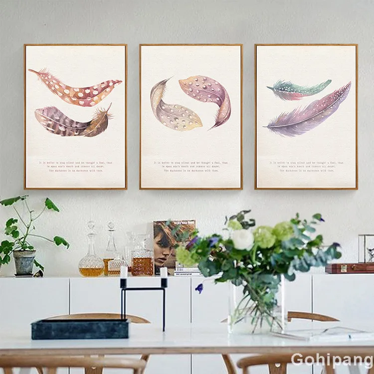 Chinese-Style-Colored-Feathers-Canvas-Painting-Letter-Quote-Picture-Art-Print-Living-Room-Bderoom-Wall-Decor (1)