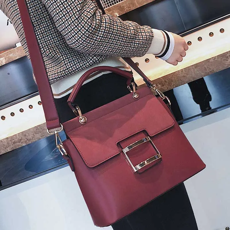 Women Luxury Leather Handbag Metal Hasp Female Messenger Bag Large Casual Lady Shoulder Bag Fashion Travel Crossbody SS7053 (12)
