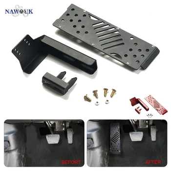 

NAWOUK Aluminum Alloy Foot Rest Pedal Pads Left Foot Plate Pegs Panel For Jeep Wrangler JK Unlimited Sahara Rubicon 2007-2018