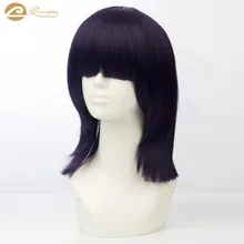 Сейлор Мун Сейлор Сатурн принцесса Сатурн косплей парик средней длины с челкой