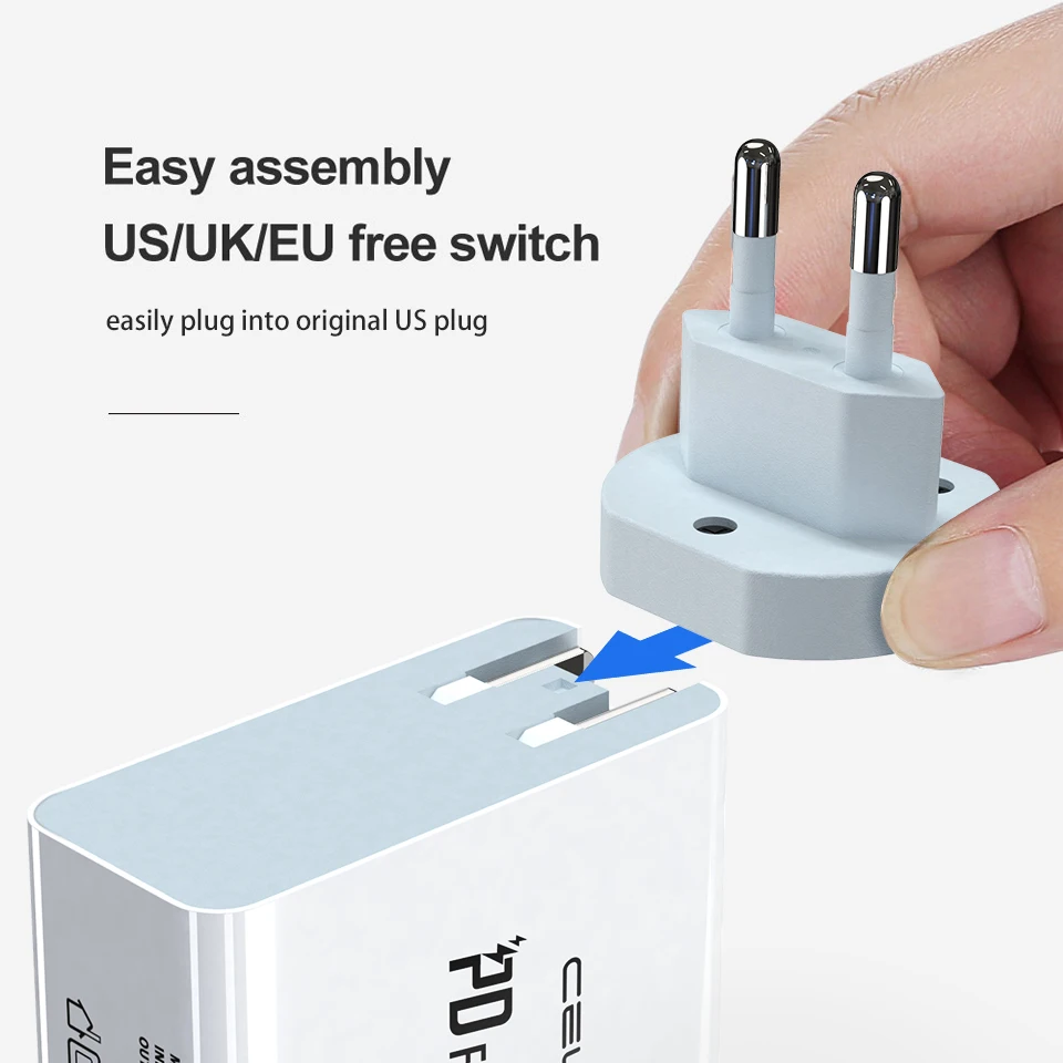 48 Вт быстрое зарядное устройство PD type C USB зарядное устройство для iPhone 11 pro max samsung Xiaomi QC 3,0 быстрое зарядное устройство для планшетов для iPad MacBook