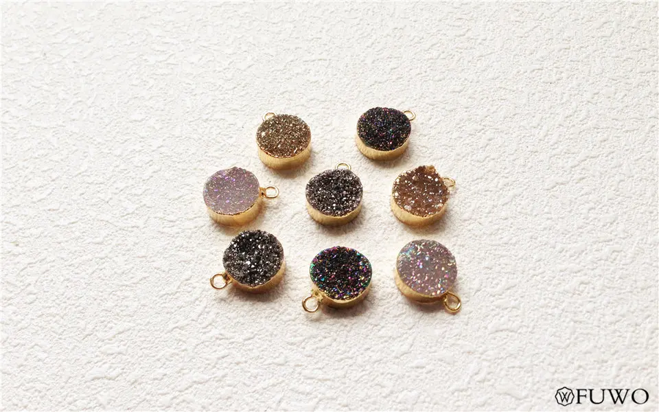 Aura Druzy Pendant 7
