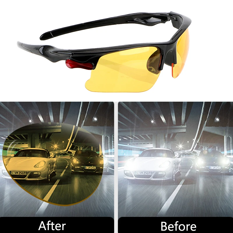 

Car Night Vision Glasses Driving UV Protection Sunglasses For Toyota Corolla Camry Prado Avensis Yaris Hilux Prius Land Cruiser