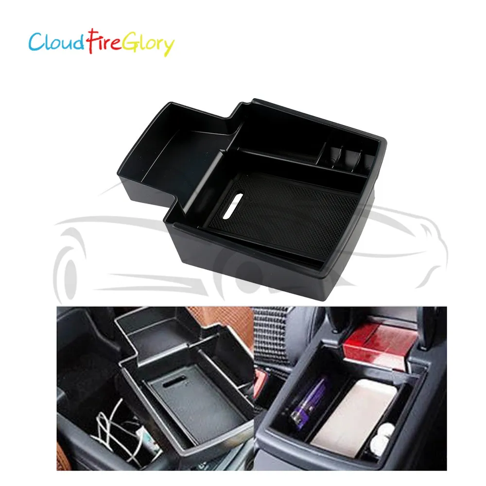 

CloudFireGlory For Audi Q5 2012 2013 2014 2015 2016 Armrest Storage Pallet Box Center Console Container
