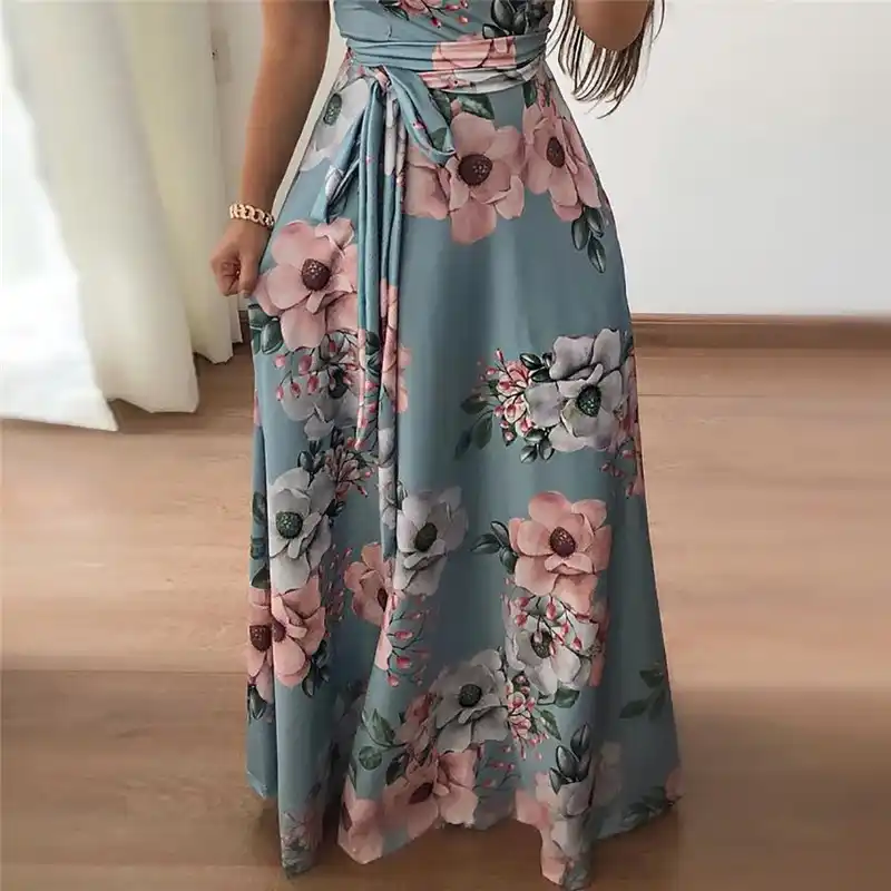 long floral summer dresses