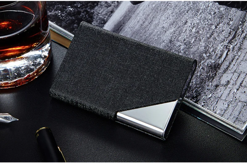 Card Holder Fashion 2017 Metal Aluminum For Women Men Small Card Wallet Case Business Credit Card Holder (2)