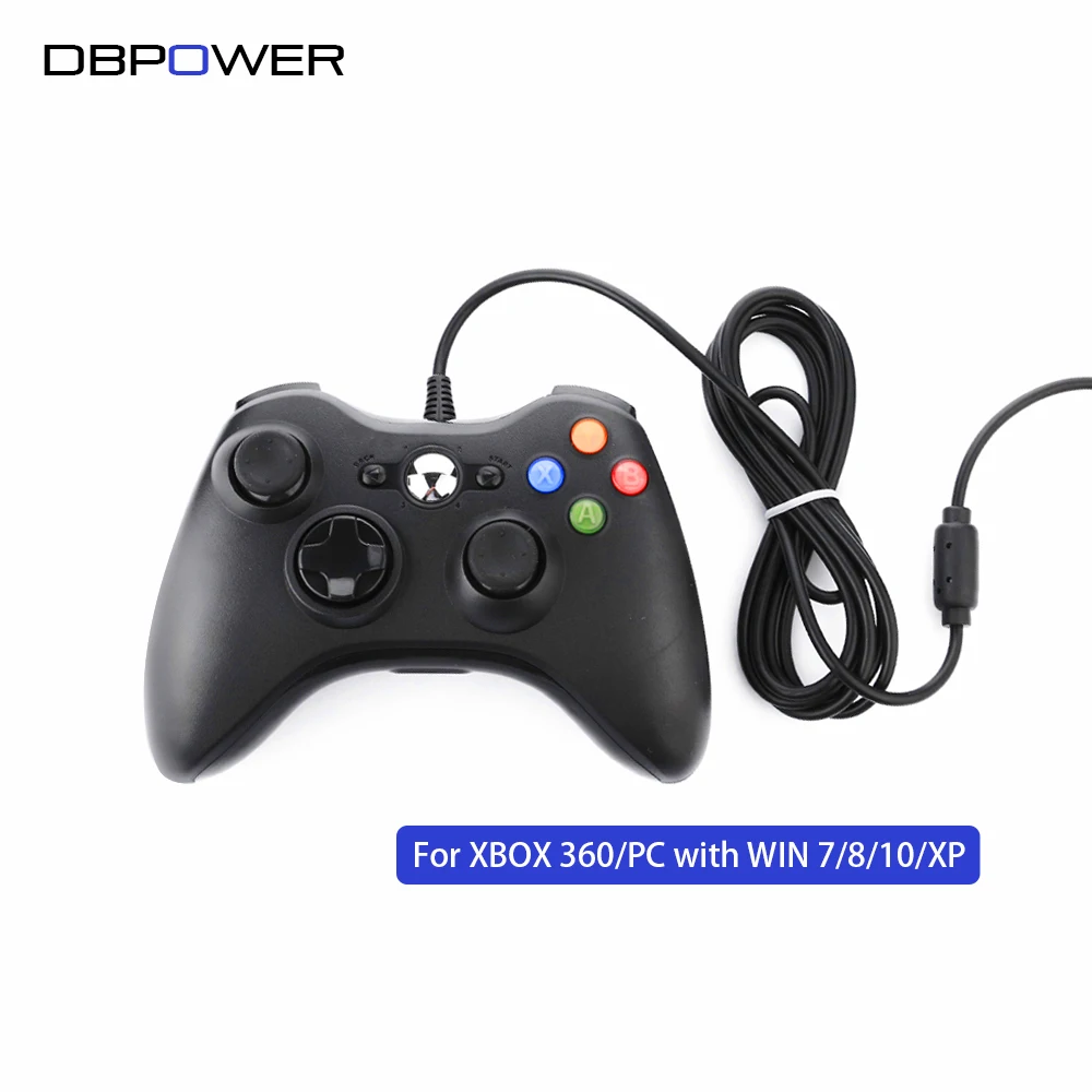 DBPOWER USB Wired Game Controller For xbox360 Gamepad Joypad Joystick