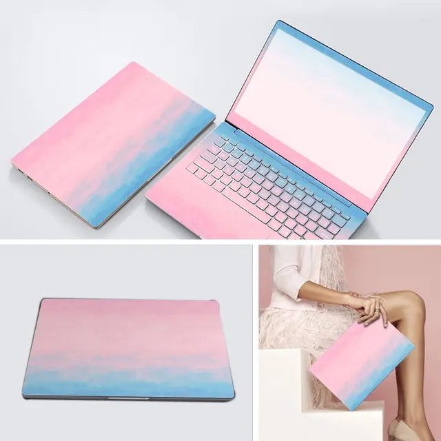 3 Sides Laptop Skin Notebook Stickers For Xiaomi Lenovo Dell Asus HP 14