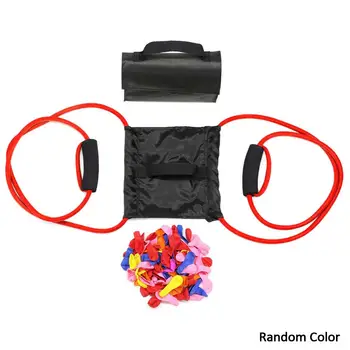 

Water Balloon Launcher Heavy Duty Water Polo Elastic Launch Single Launcher Random Color Includes 111 Water Balloons