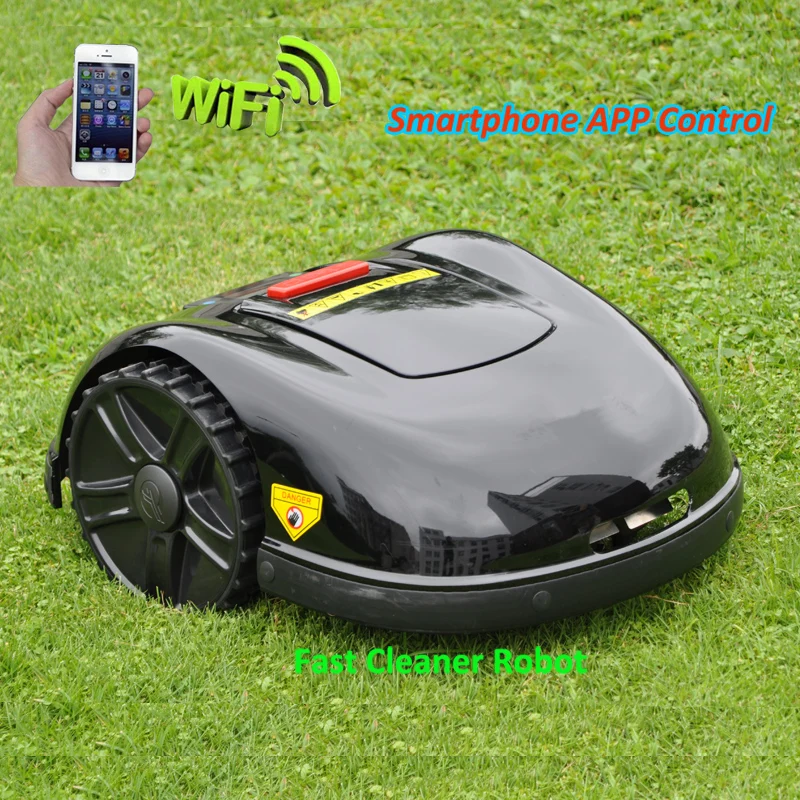 

Newest 5th Gerneration Smartphone APP Robot Lawn Mower E1600T With 13.2ah Lithium Battery, GYROSCOPE Navigation Function