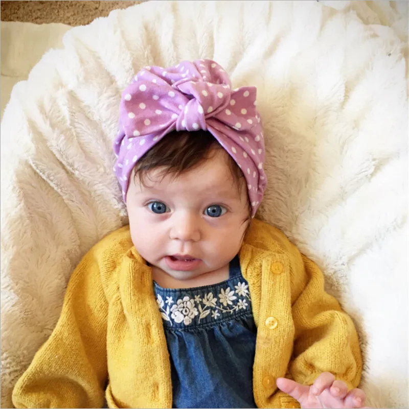 Cute Rabbit Ears Indian Hat Bandanas Baby Girls Kids Knot Turban