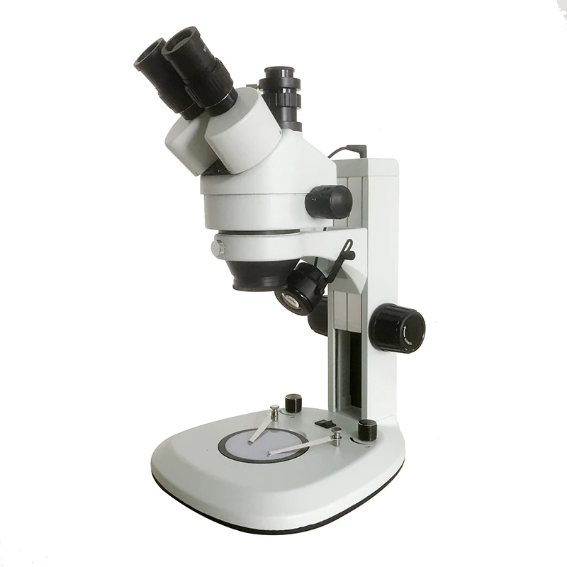 

7x-45x Zoom Illuminated Industrial Stereo Microscope 360 Degree Rotatable Trinocular Head for PCB Inspection Mobile Phone Repair