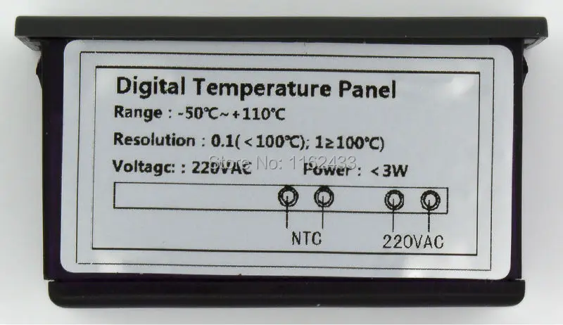 Цифровой светодиодный термометр 220 В переменного тока|temperature panel|temperature panel meterdigital