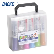 Испечь поп ручка 12 цветов комплект 6/10/12/20/30 мм цвет масло маркер можно добавить чернила студент искусства рекламный маркер для дизайна ногтей плакат ручка