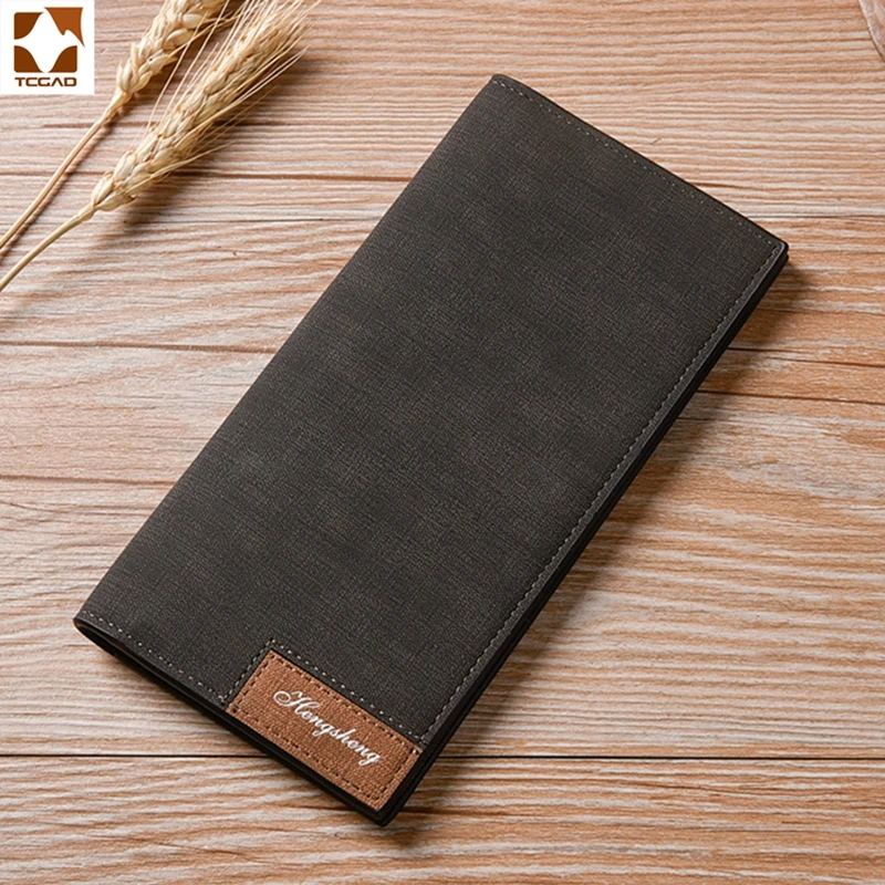 Vintage Slim Leather Men's Wallet – Stylish and Thin Design