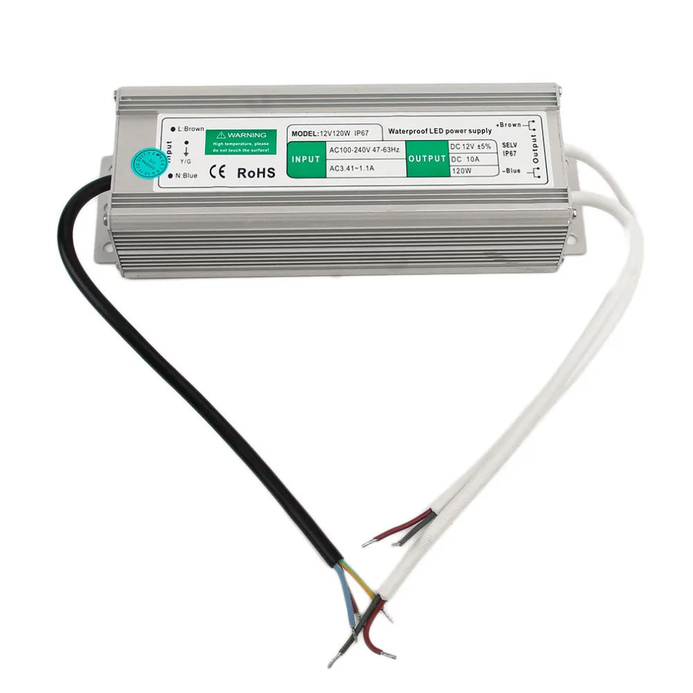 

Waterproof 10A 120w 12V Switching Power Supply Transformer For LED Display Outdoor Waterproof Switching Power Supply