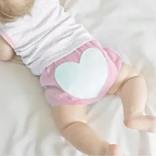 2 шт./лот, детское нижнее белье Летние Трусы из хлопка с надписью «Love» для младенцев и детей, штаны для хлеба GTNN0062