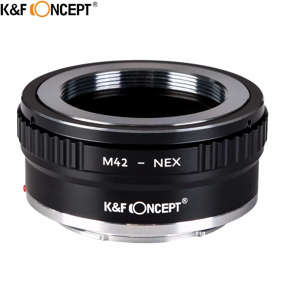 K& F концепция для M42-NEX II объектив камеры переходное кольцо из металла для M42 Винт Крепление объектива для sony NEX корпус камеры