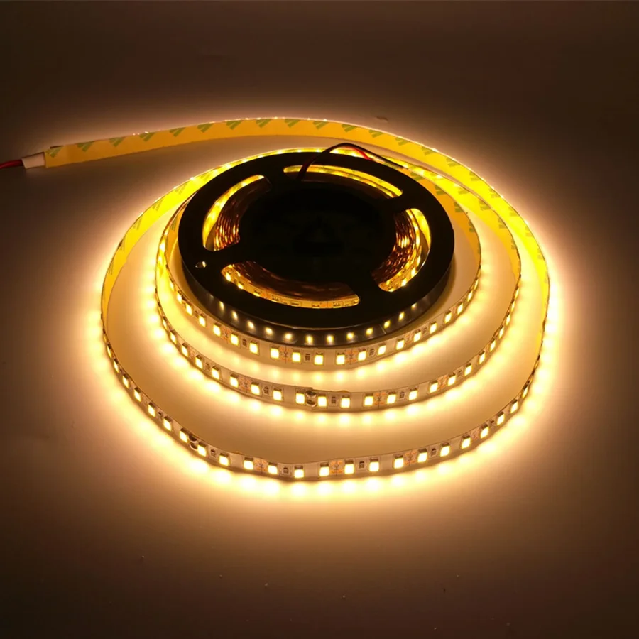 5630 SMD Светодиодная лента 120 светодиодов/м 12 В постоянного тока высокая яркость не