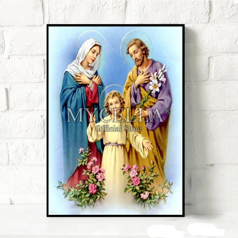 

5d Religion "Jesus" Diamond Mosaic Painting Diamond Embroidery Cross Stitch 3d Diy Full Square Beaded Picture Beadwork Kits