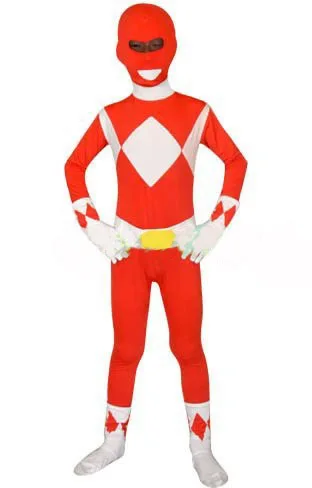 Супер Sentai Kyoryu Sentai Zyuranger Rangers, детские костюмы, красный/черный/синий/розовый/желтый/зеленый, детский карнавальный костюм на заказ - Цвет: Tyranno Ranger