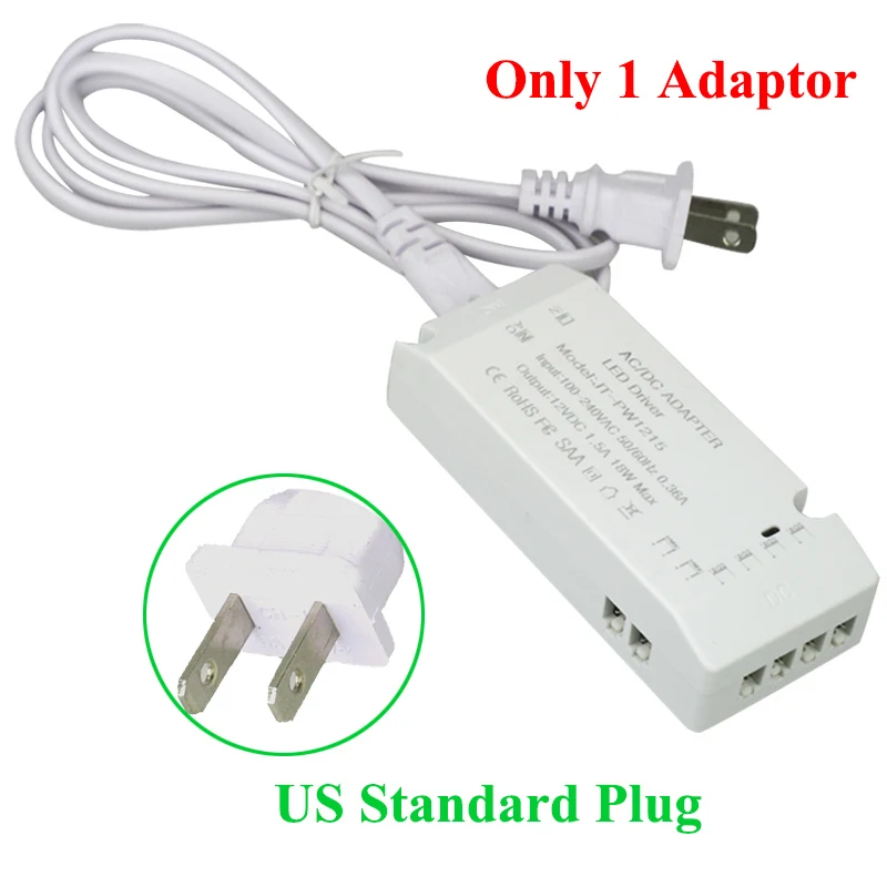 US Standard Plug Кухонный Светильник ing светодиодный светильник для шкафа s шайба алюминиевый круглый шкаф, полка для шкафа светильник 3 Вт шкаф мебель счетчик лампы - Цвет: US Standard Plug