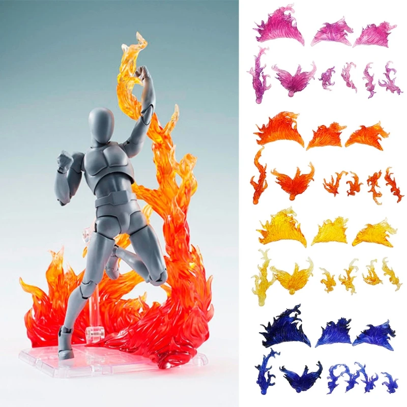 Burning Effect Flame D-Art For Kamen Rider Figma Action Figure Gundam Hot Toys 