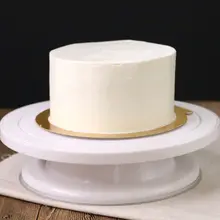 28 см* 7 см вращающаяся на 360 Градусов Подставка для украшения торта Поворотная платформа для украшения торта инструмент для выпечки торта