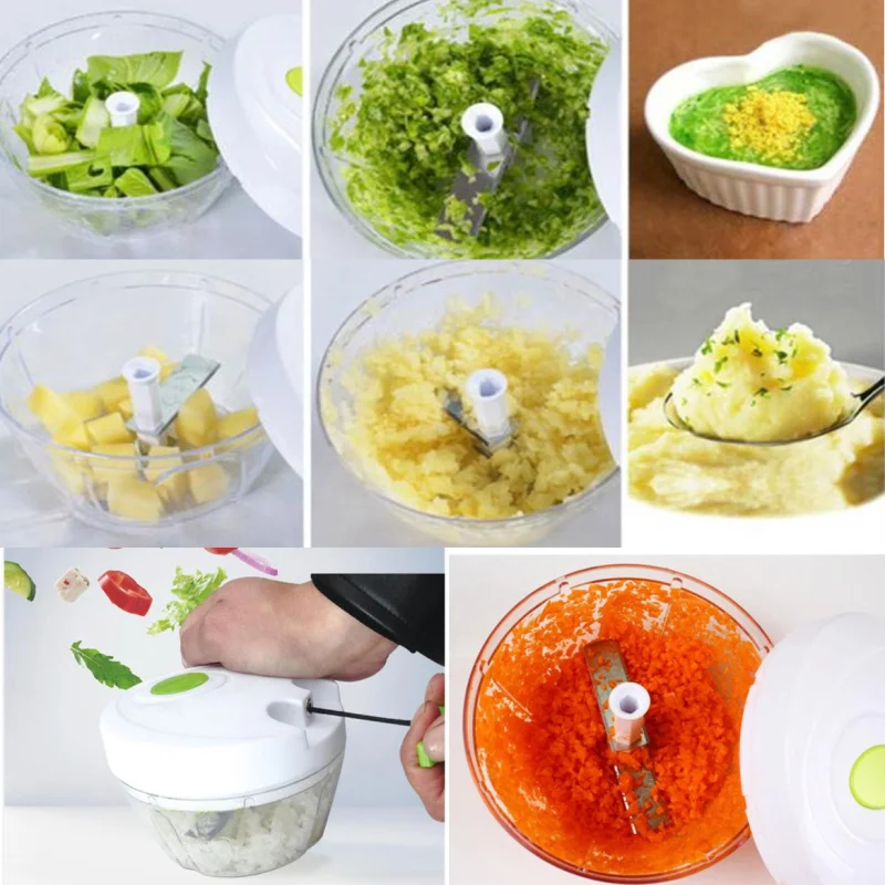 1 multifunctional hand food processor fruit vegetable meat chopper aeproduct