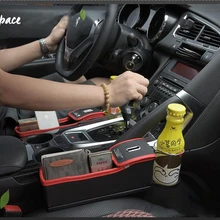 Автомобильный стиль, универсальный автомобильный ящик для хранения, органайзер, держатель для напитков, подставка для бумажника, телефона, монет, Прямая поставка