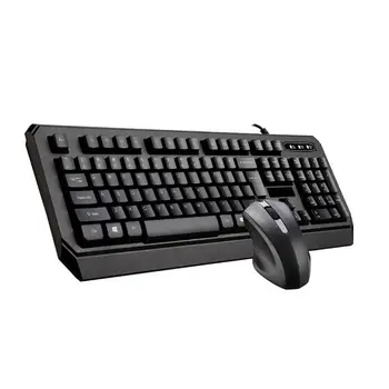 

HIPERDEAL USB Wired Waterproof Gaming Keyboard And Mouse Combo Kit Set For PC Laptop 18May29 Drop Ship F