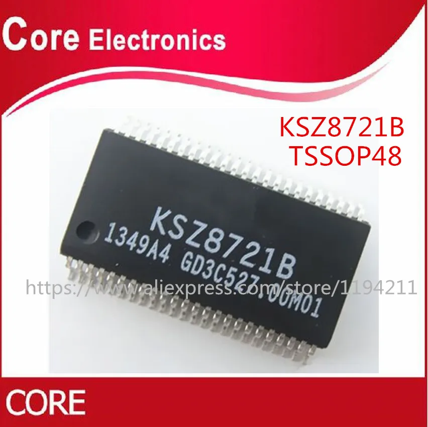 10 шт./лот KSZ8721B KSZ8721 SSOP48|Интегральные схемы| |