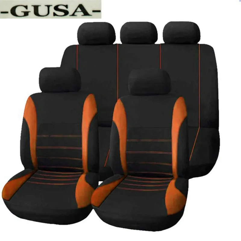 9 шт. универсальные автомобильные чехлы для сидений автомобиля защитные чехлы автомобильные чехлы для сидений Toyota Lada kalina granta priora renault logan