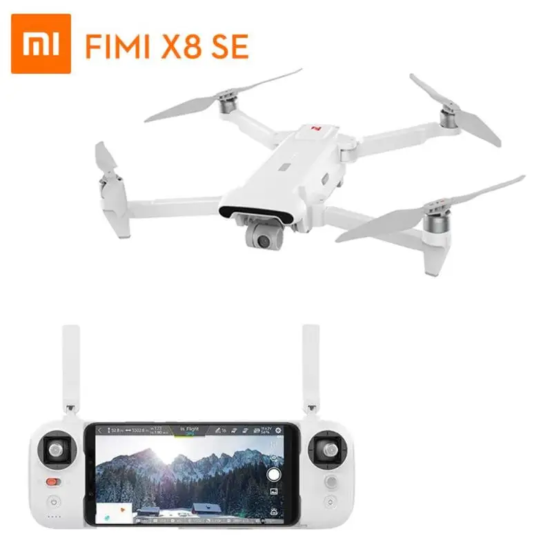 

Original Xiaomi FIMI X8 SE 5KM FPV GPS RC Drone With 3-axis Gimbal 4K Camera 33mins Flight Time RC Drone Quadcopter RTF Aircraft