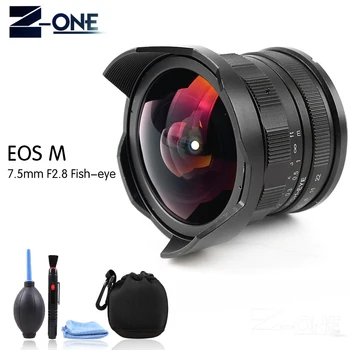 

New 7.5mm F2.8 Fisheye Manual Fish Eye Lens For Canon EOS M M1 M2 M3 M5 M6 M10 M50 M100 EF-M Camera lens