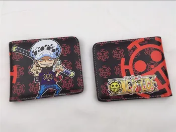 

Anime One Piece Trafalgar D Water Law Cartoon Wallets Unisex Short Purse Leather Pu Wallet Student Gift