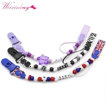

Baby Pacifier Clip Holder for Nipple Teether Chain for Dummies Plastic Infant Nipple Clip Holders 2018 new