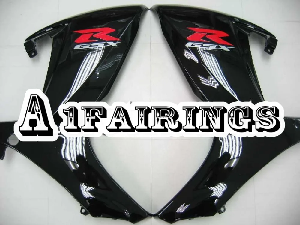 Впрыскивание, АБС-пластик полный комплект обтекателей для Suzuki GSXR600 K6 2006 2007 GSXR750 06 07 мотоциклетный кузов красный глянец Черные корпуса