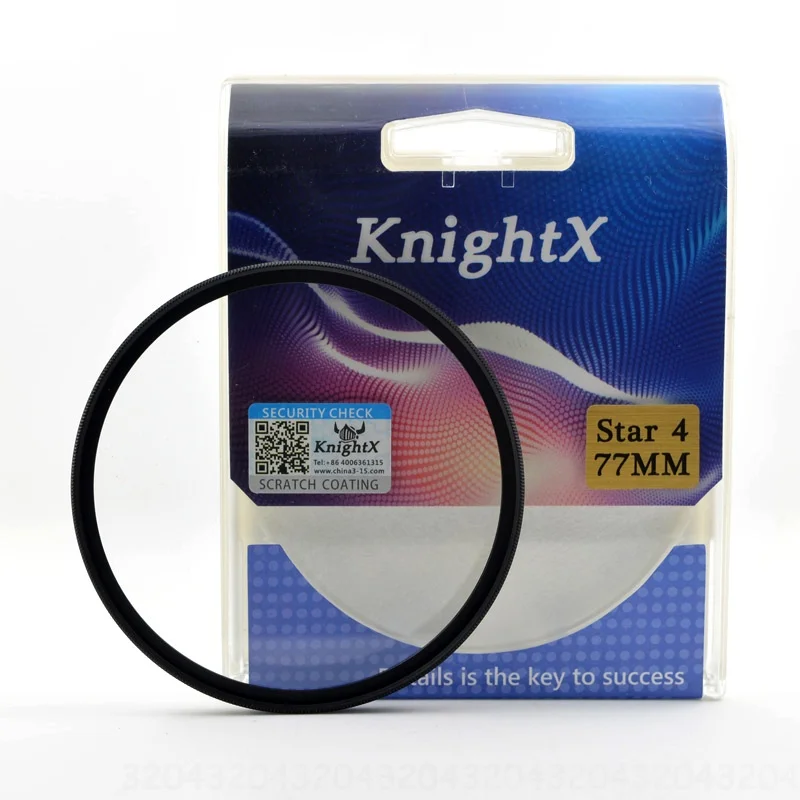 KnightX FLD UV CPL Поляризационный ND Star 49 мм 52 мм 55 мм 58 мм 62 мм 67 мм 72 мм 77 мм фильтр объектива для sony Canon Nikon d5300 d7200 canon - Цвет: Star 4X