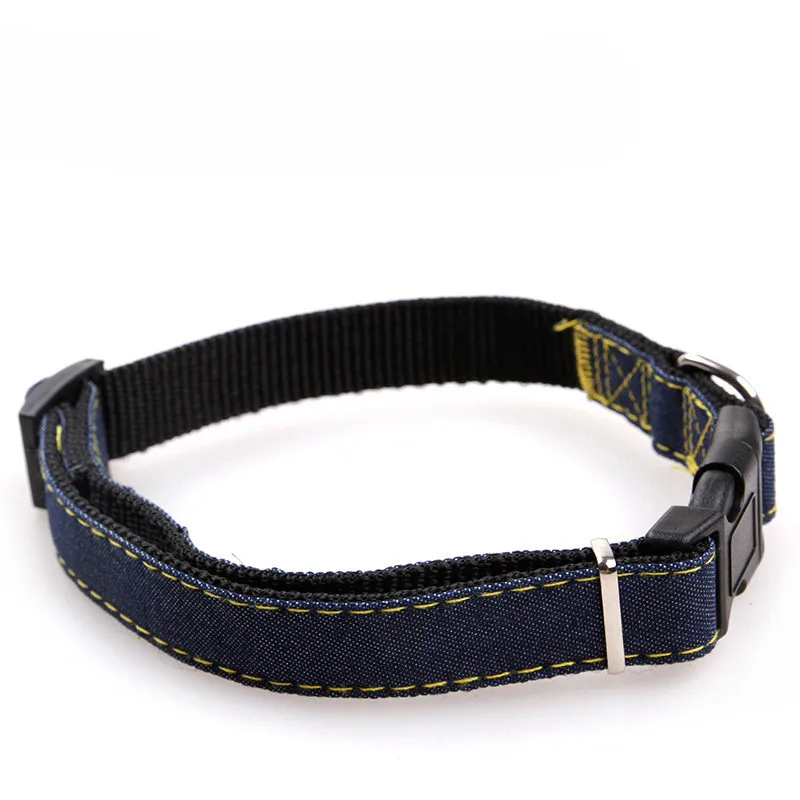 Adjustable No-Pull Denim Dog Harnesses Leash Collar for Greater Control Safety Dog Training Walking Running Rescue Harness 12