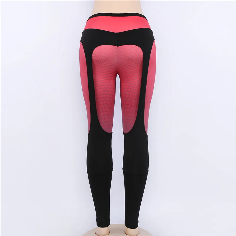 Calça esportiva feminina estampada, sexy, de yoga,