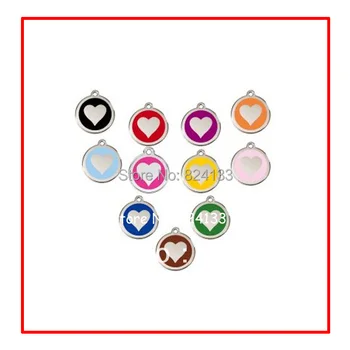 

Personalized 500pcs/lot zinc alloy 30mm heart shaped pet id tag,fashion dog tag,fast free shipping